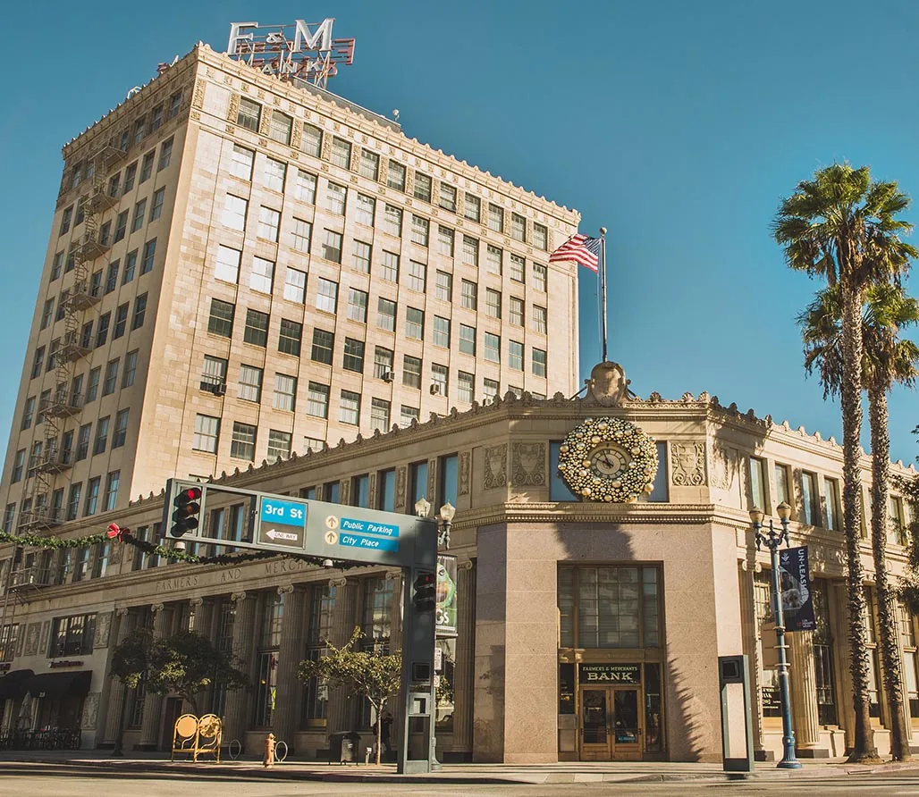 Ubicación de Farmers & Merchants Bank of Long Beach