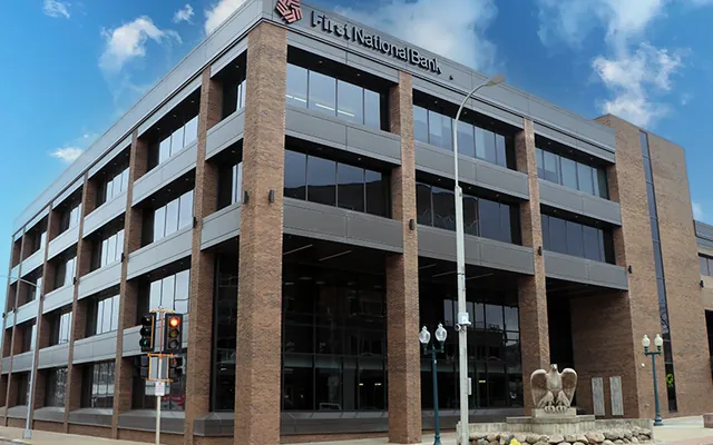 Ubicación de The First National Bank in Sioux Falls